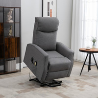 Power Lift Chair 29.3" x 34.4" x 43.3" Dark Gray