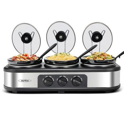 Sunvivi Sunvivi 3x1.5 Qt. Slow Cooker in Microwaves & Cookers