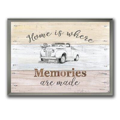 East Urban Home 'Farmhouse Moment  Truck' Picture Frame Print on Canvas in Arts & Collectibles