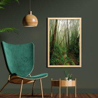 East Urban Home Ambesonne Forest Wall Art With Frame, Spooky Tropical Exotic Fog Jungle In Rainforest Nepal Climate Pict