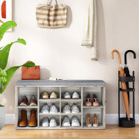Millwood Pines Shoe Bench Entryway with Storage