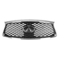 Grille Infiniti Qx60 2016-2020 Gray With Chrome Trim Without Around Viewith Pre-Cash , IN1200135