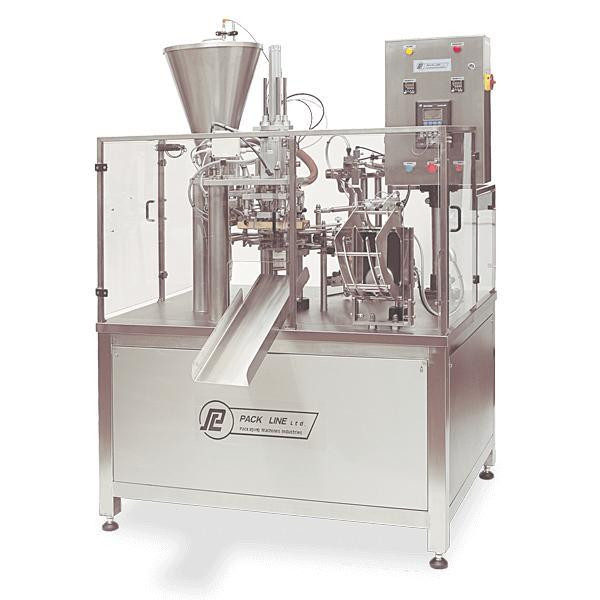 Filler Packaging machine with rotary platform, pouch dispenser and ejector, room for two fill sealing and cooling bars. in Industrial Kitchen Supplies