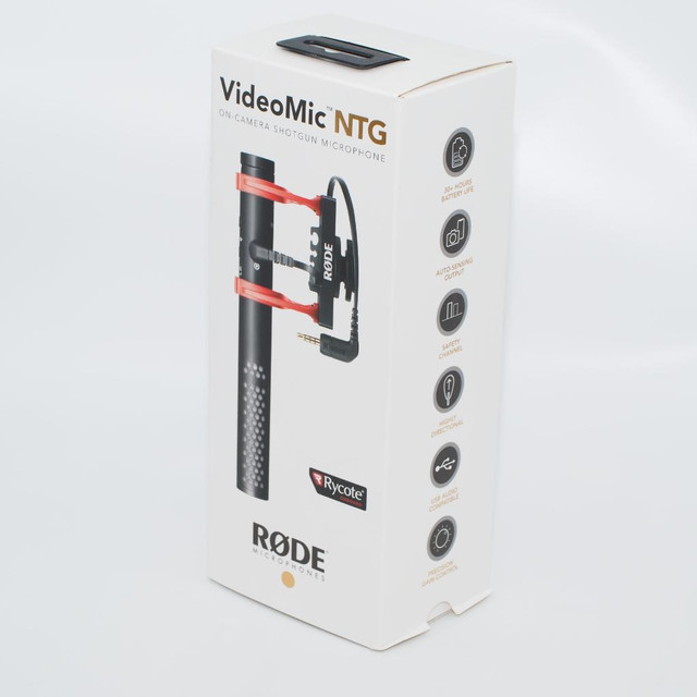 Rode VideoMic NTG On-Camera Shotgun Microphone (Demo w full warranty) in Cameras & Camcorders