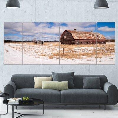Made in Canada - Design Art 'Farm Field Barn Ranch'  6 Piece Photographic Print Set on Canvas in Arts & Collectibles