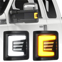 Side Mirror Marker Lights Switchback LED Indicator Lamps