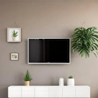 Elevat Home Modern simple floor white paint TV cabinet 6