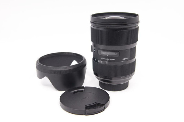 Sigma Art 24-35mm f/2 DG for Nikon + box (includes original accessories)   ID-1075   BJ PHOTO in Cameras & Camcorders