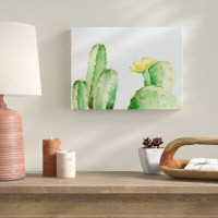 Bungalow Rose 'Spiny Desert Plants II' Painting on Wrapped Canvas
