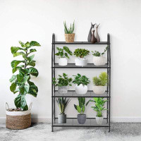 Arlmont & Co. 4 Tier Plant Shelf for Indoor Outdoor
