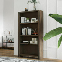 Latitude Run® Fully Assembled 60" Brown Bookshelf