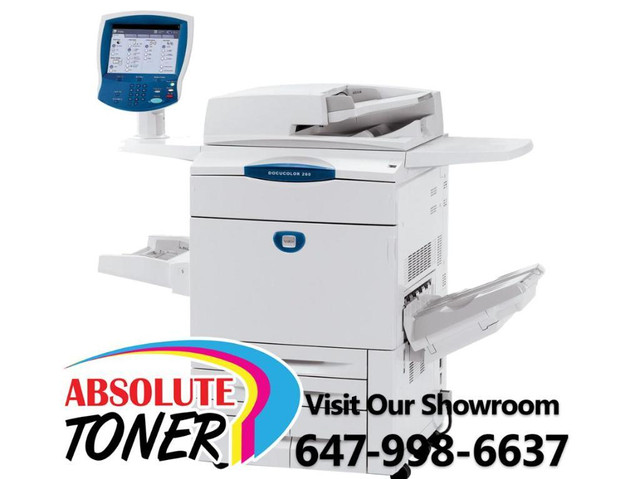 REPOSSESSED ONLY 10K printed - High Speed 75PPM Xerox WorkCentre WC 7775 WC 7755 Color PRODUCTION Printer Copier in Other Business & Industrial in Ontario