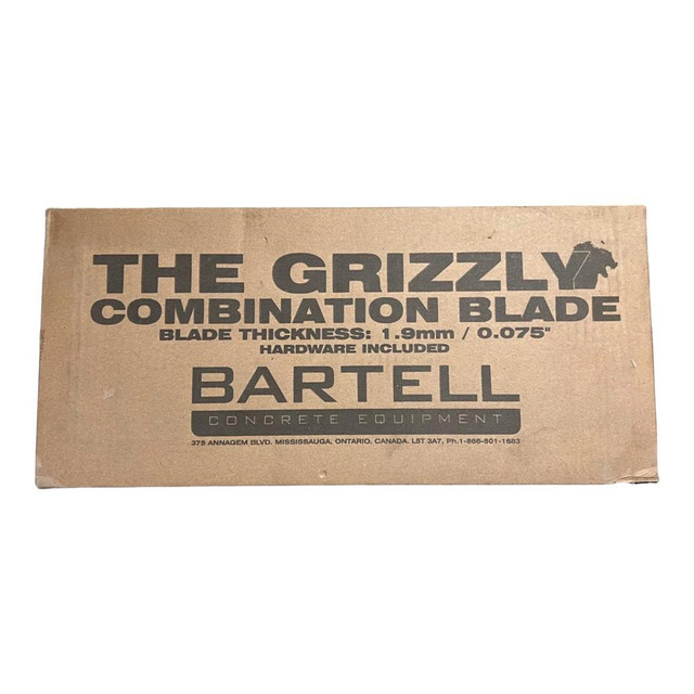 HOC BARTELL GRIZZLY 46 INCH POWER TROWEL COMBINATION BLADES + FREE SHIPPING in Power Tools