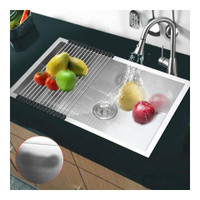 NEW COMMERCIAL 304 STAINLESS STEEL KITCHEN SINK 18G SINGLE BOWL 28X18 IN SSINK