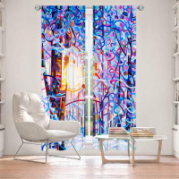 East Urban Home Lined Window Curtains 2-panel Set for Window by Mandy Budan - Early Riser
