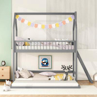 Harper Orchard House Bunk Bed With Extending Trundle And Ladder