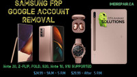 Google Account removal S21 Note 20 Z-flip Zfold S20 Note10 S10 All Samsung UNLOCK REPAIR SAMSUNG