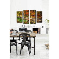 Picture Perfect International 'Fall Forest 2' by Elena Elisseeva 4 Piece Photographic Print on Wrapped Canvas Set