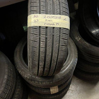 225 45 18 4 Pirelli RF Cinturato P7 Used A/S Tires With 95% Tread Left