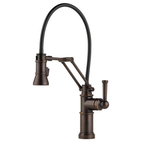 Brizo 63225LF-RB Venetian Bronze Artesso Single Handle Articulating Arm Faucet - Open Box in Plumbing, Sinks, Toilets & Showers