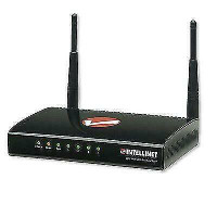 Intellinet Wireless 300N 4-Port Router - 300Mbps, MIMO, QoS, 4-P