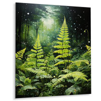Millwood Pines Ferns Plant Mystical Shadows II - Floral & Botanical Metal Wall Decor