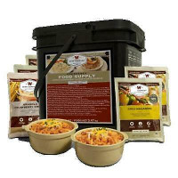 FREEZE DRIED EMERGENCY SURVIVAL FOOD - 56 SERVINGS - 25 YEAR SHELF LIFE - Quality food to stay alive and stay healthy!