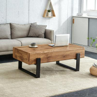 Millwood Pines coffee table With two drawers