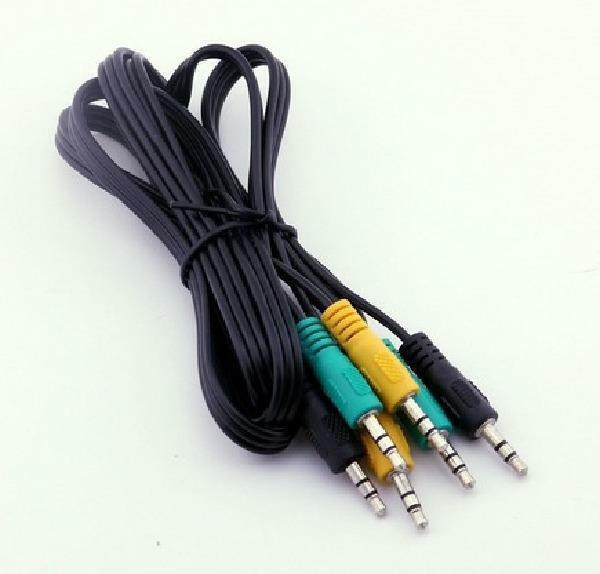 5ft. - 3x 3.5mm Male to 3.5mm Male TRS Audio Cable for 5.1 Channel Computer Speakers dans Câbles et connecteurs  à Grand Montréal - Image 4