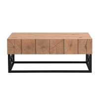 17 Stories Coffee Table with Two Drawers