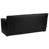 Flash Furniture Black Leather Sofa