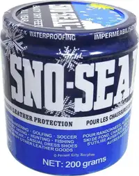 SNOW-SEAL ALL NATURAL BEESWAX WATERPROOFING FOR BOOTS AND SHOES -- NO MORE WET FEET !!!