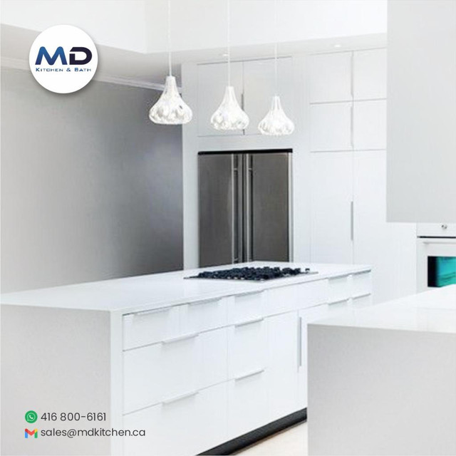 MDF Frame less Kitchen Cabinets in Cabinets & Countertops in Richmond