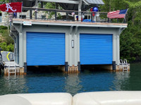 Boat House, Lake House, Roll-Up Doors. New in Canada Black Roll-Up Doors 10’ x 10’
