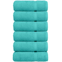 Winston Porter Wellston 6 Piece Turkish Cotton Washcloth Towel Set
