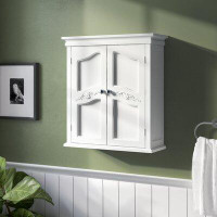 Charlton Home Teamson Home Versailles 22" x 24" 2-Door Removable Wall Cabinet