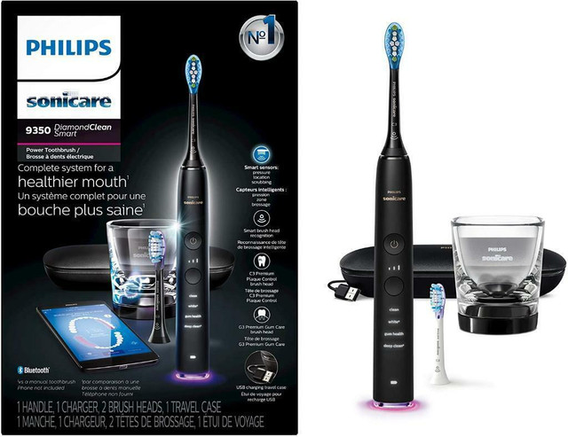 HUGE Discount Today! Philips Sonicare Diamondclean Smart 9350 Rechargeable Electric Toothbrush | FAST, FREE Delivery in Health & Special Needs
