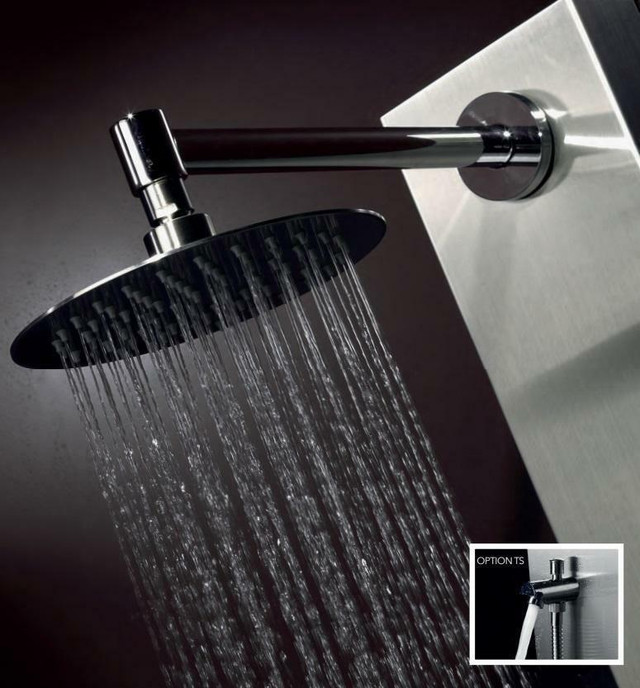 PD-876-S AquaMassage Shower Column - ( 3 Head Choices Available - 1 Round and 2 Squ ) Optional Tub Spout Available in Plumbing, Sinks, Toilets & Showers