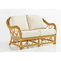 Bay Isle Home™ Galindo 57" Round Arm Settee with Reversible Cushions