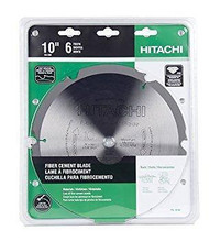 Hitachi 18108 10-Inch 6 Tooth Fiber Cement Cutting Blade with 5/8-Inch Arbor neuveee