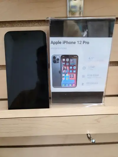 Summer SALE!!! UNLOCKED iPhone 12 Pro 128GB, 256GB, 512GB New Charger 1 YEAR Warranty!!!