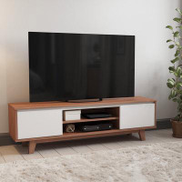 George Oliver Coberly Wood TV Stand for TVs up to 68"