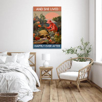 Trinx Llandel Plants And She Lived Happily On Canvas Print