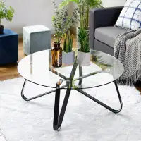 Ivy Bronx Round Coffee Table For Living Room