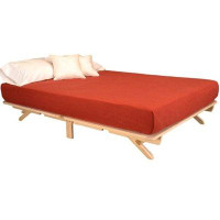 Latitude Run® Farmhouse Queen Size Solid Wood Platform Bed