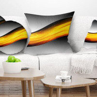 The Twillery Co. Abstract Wave of Lava Pillow