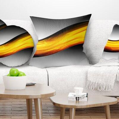 The Twillery Co. Abstract Wave of Lava Pillow in Bedding