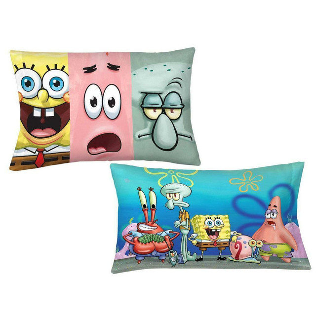 Spongebob Bubbles Bubbles Standard Size Reversible Pillowcase for Kids-20 X 30 Inch(1 Piece Pillow Case Only) in Bedding - Image 3
