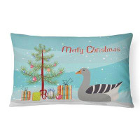 The Holiday Aisle® Letman Pilgrim Goose Christmas Indoor/Outdoor Throw Pillow