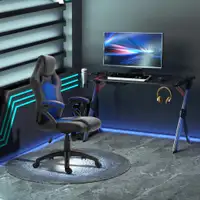 Racing Chair 26.8" x 25.6" x 48.4" Blue